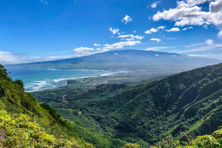 a view of a mountain